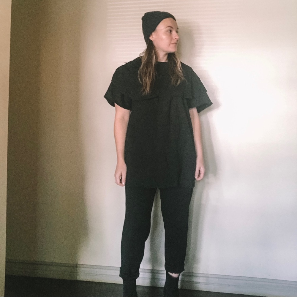 🍒 ZARA Oversized T-Shirt Dress